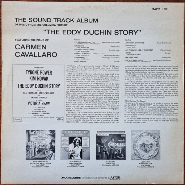 Carmen Cavallaro : The Eddy Duchin Story (LP, Album, RE)