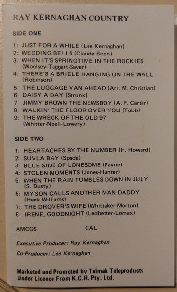Ray Kernaghan : Ray Kernaghan Country (Cass, Album)