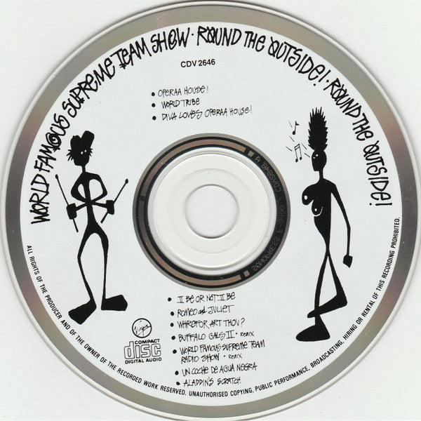 Malcolm McLaren Presents The World Famous Supreme Team Show* : Round The Outside! Round The Outside! (CD, Album)