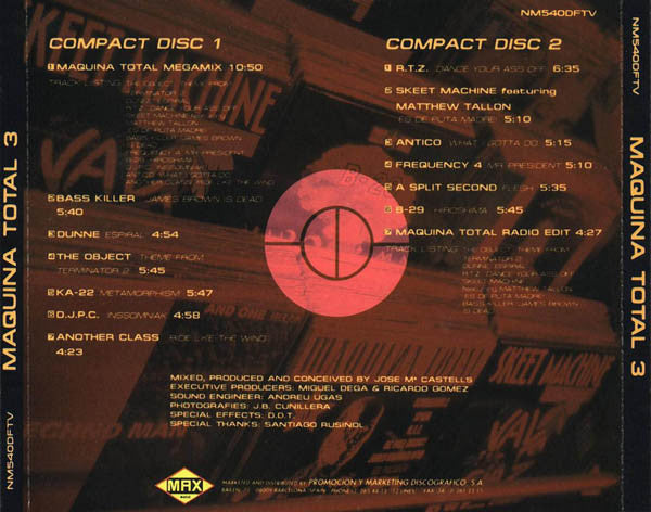 Various : Maquina Total 3 (2xCD, Comp, P/Mixed)