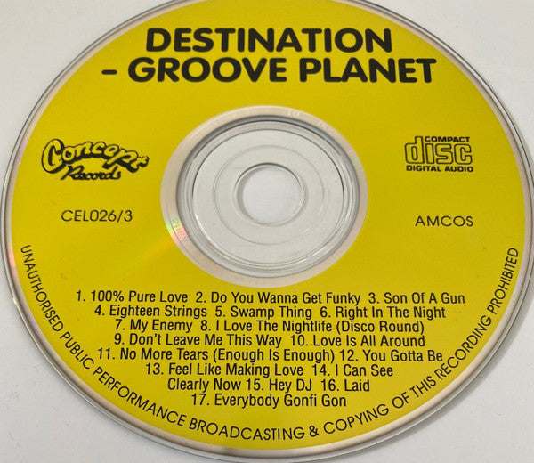 Various : Destination Groove Planet (CD, Comp)