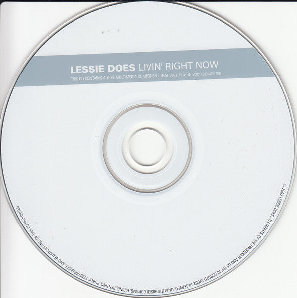 Lessie Does : Livin' Right Now (CD, EP, Enh)