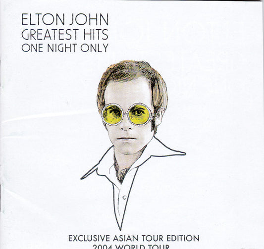 Elton John : Greatest Hits One Night Only (2xCD, Comp, RM)