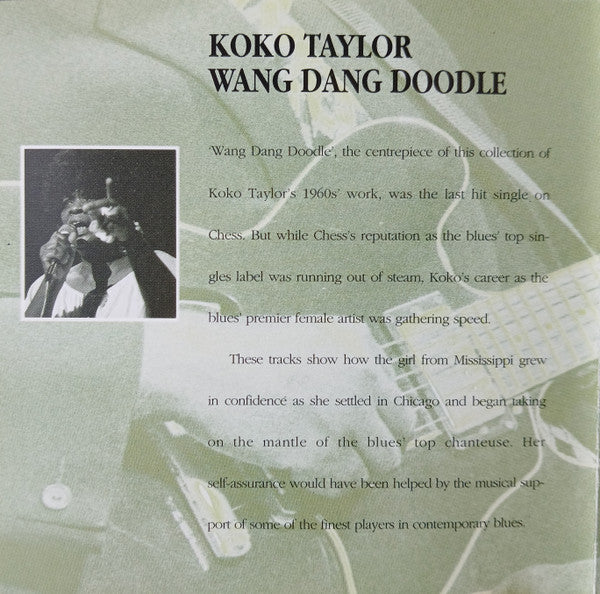 Koko Taylor : Wang Dang Doodle (CD, Comp, RM)