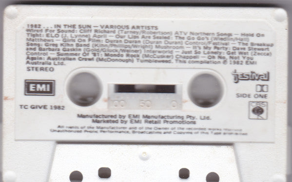 Various : 1982 ... In The Sun (Cass, Comp)