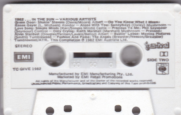 Various : 1982 ... In The Sun (Cass, Comp)