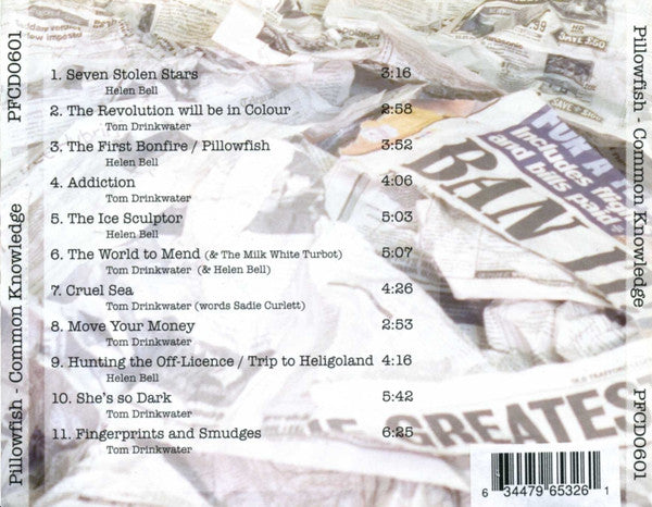 Pillowfish : Common Knowledge (CD, Album)