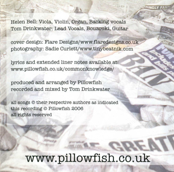 Pillowfish : Common Knowledge (CD, Album)