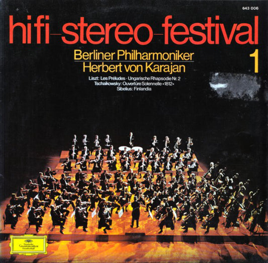 Berliner Philharmoniker, Herbert von Karajan, Liszt* / Tschaikowsky* / Sibelius* : Hifi-Stereo-Festival 1 (LP, Comp)