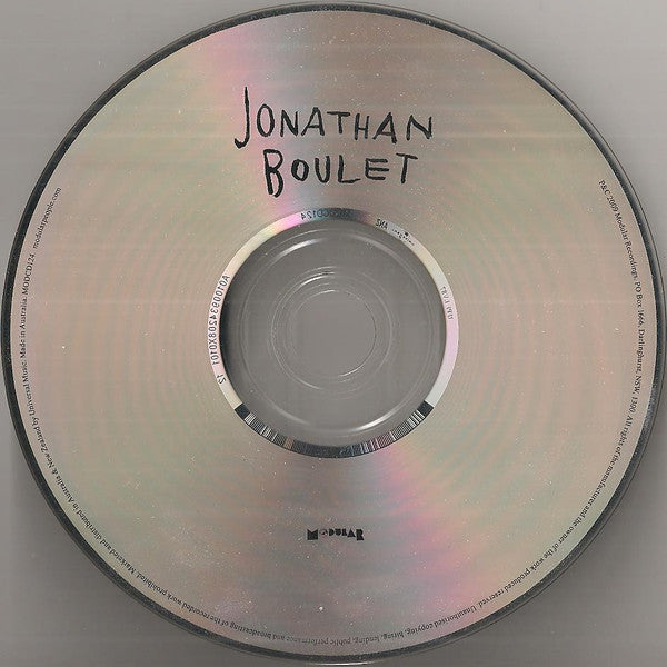 Jonathan Boulet : Jonathan Boulet (CD, Album)
