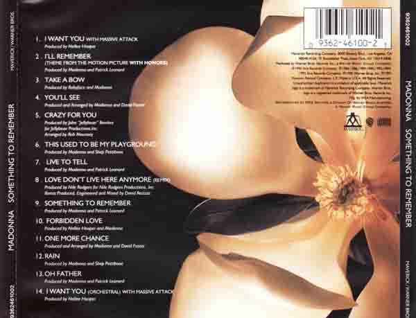 Madonna : Something To Remember (CD, Comp)