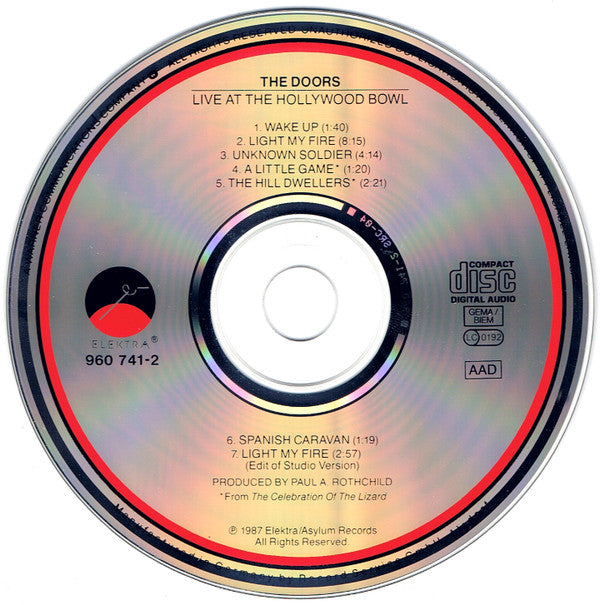 The Doors : Live At The Hollywood Bowl (CD, Album)