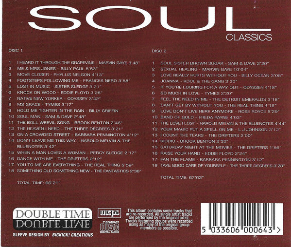 Various : Soul Classics (2xCD, Comp)