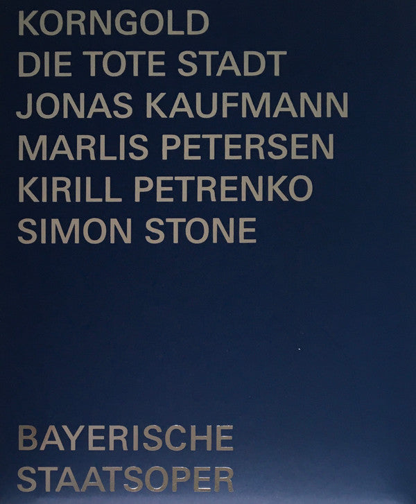 Korngold*, Jonas Kaufmann, Marlis Petersen, Kirill Petrenko, Simon Stone (6) : Die Tote Stadt (Blu-ray, Multichannel)
