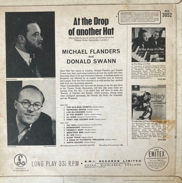 Flanders & Swann : At The Drop Of Another Hat (LP)