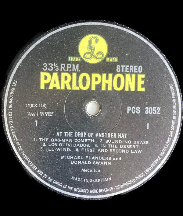 Flanders & Swann : At The Drop Of Another Hat (LP)