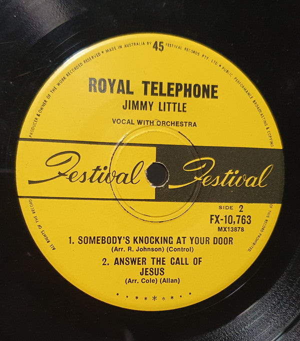 Jimmy Little : Royal Telephone (7", EP, Mono)