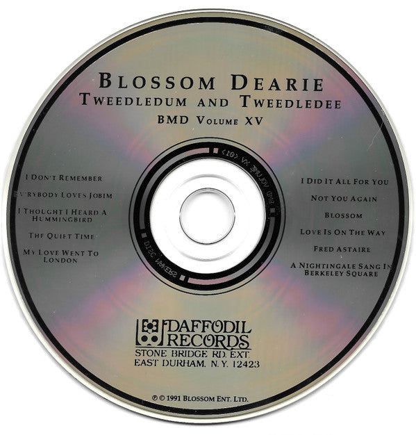 Blossom Dearie & Mike Renzi : Tweedledum And Tweedledee (CD, Album)