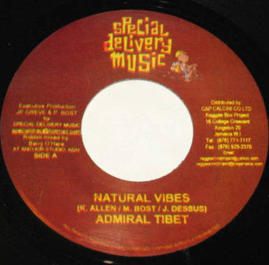 Admiral Tibet : Natural Vibes (7")