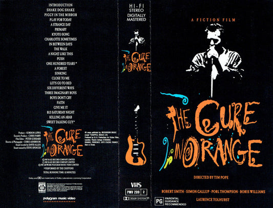 The Cure : The Cure In Orange (VHS, PAL)