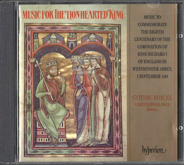 Gothic Voices (2) / Christopher Page : Music For The Lion-Hearted King (CD)