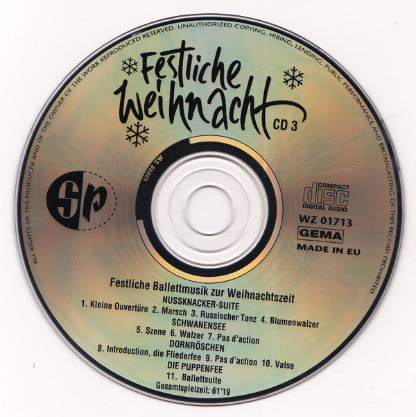 Various : Festliche Weihnacht - Festliche Ballettmusik Zur Weihnachtszeit (CD)