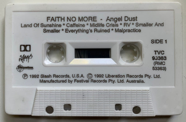 Faith No More : Angel Dust (Cass, Album, Whi)