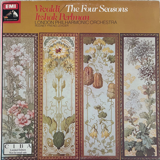 Vivaldi* - Itzhak Perlman, London Philharmonic Orchestra : The Four Seasons (LP, Album, Quad, Ltd)