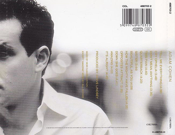 Adam Cohen : Adam Cohen (CD, Album)