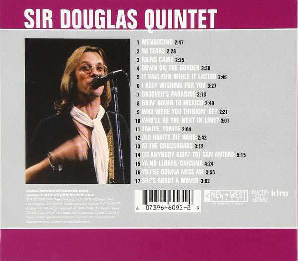 Sir Douglas Quintet : Live From Austin TX (CD, Album, Dig)