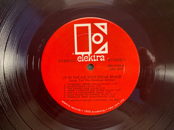 Oscar Brand : Up In The Air With Oscar Brand: Songs For The Madcap Airman (LP)