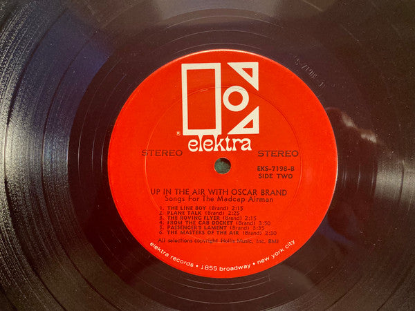 Oscar Brand : Up In The Air With Oscar Brand: Songs For The Madcap Airman (LP)