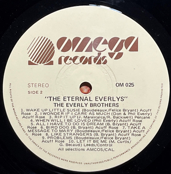 Everly Brothers : The Eternal Everly's (LP, Comp)