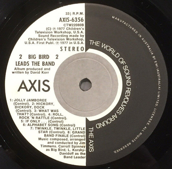 Big Bird (4) : Big Bird Leads The Band (LP, Album)