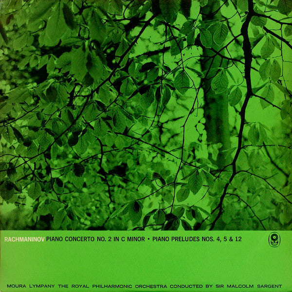 Rachmaninov*, Moura Lympany*, The Royal Philharmonic Orchestra* Conducted By Sir Malcolm Sargent : Piano Concerto No. 2 In C Minor • Piano Preludes Nos. 4, 5 & 12 (LP, Album, Club, RE)