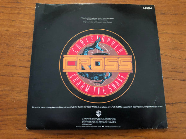 Christopher Cross : Charm The Snake (7", Single)