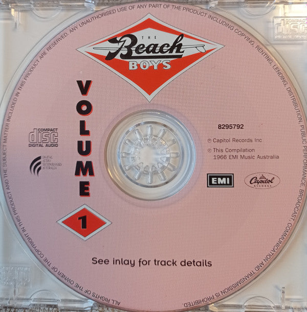 The Beach Boys : The Best Of The Beach Boys Volume 1 (CD, Comp, RM)