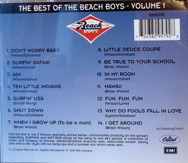 The Beach Boys : The Best Of The Beach Boys Volume 1 (CD, Comp, RM)