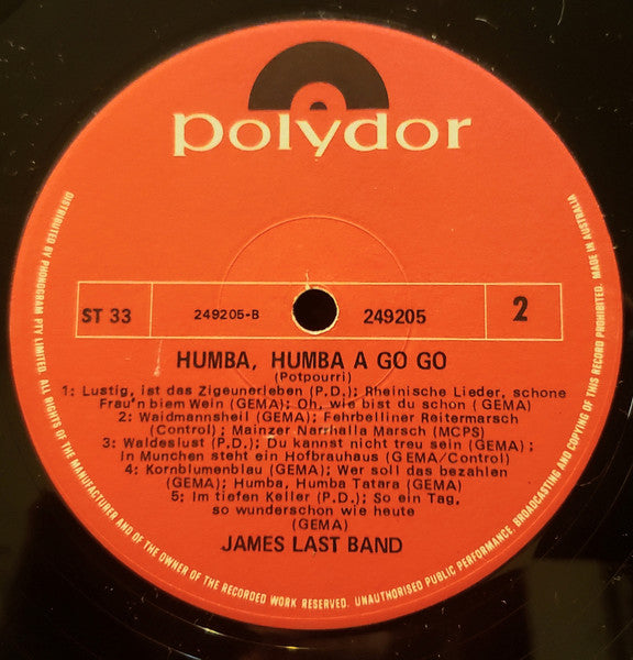 James Last : Humba Humba À Gogo (LP, Album, Mixed)