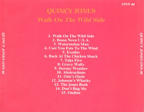 Quincy Jones : Walk On The Wild Side (CD, Comp)
