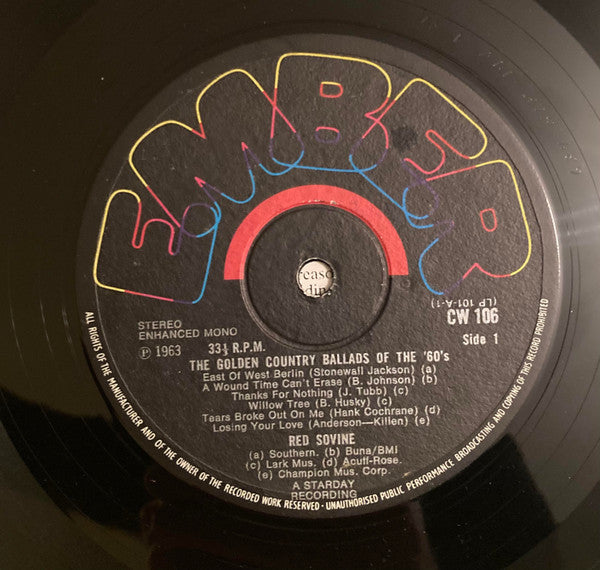 Red Sovine : The Golden Country Ballads Of The 60's (LP, Album)
