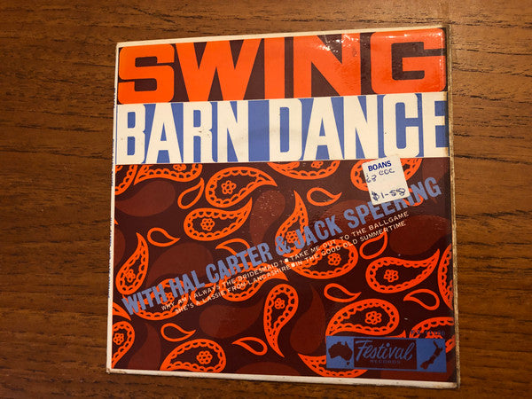 Hal Carter (2) & Jack Speering : Swing Barn Dance (7", EP, Mono)