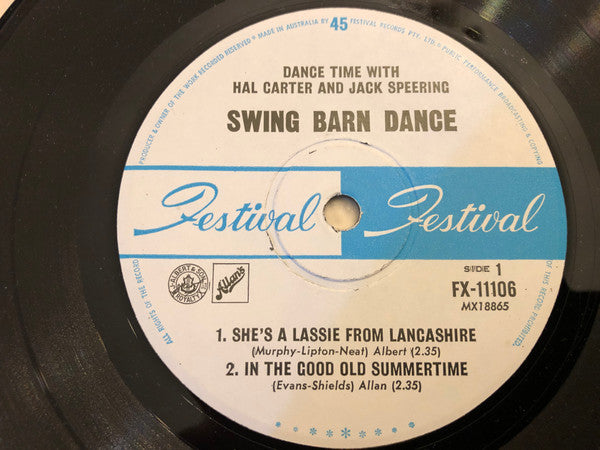 Hal Carter (2) & Jack Speering : Swing Barn Dance (7", EP, Mono)