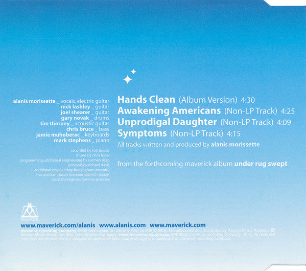 Alanis Morissette : Hands Clean (CD, Single, CD2)