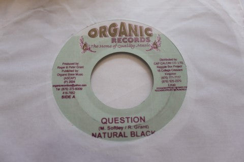 Natural Black : Question (7")
