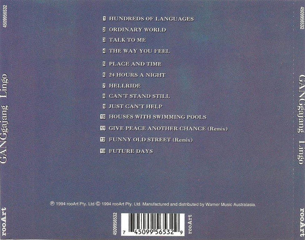 GANGgajang : Lingo (CD, Album)