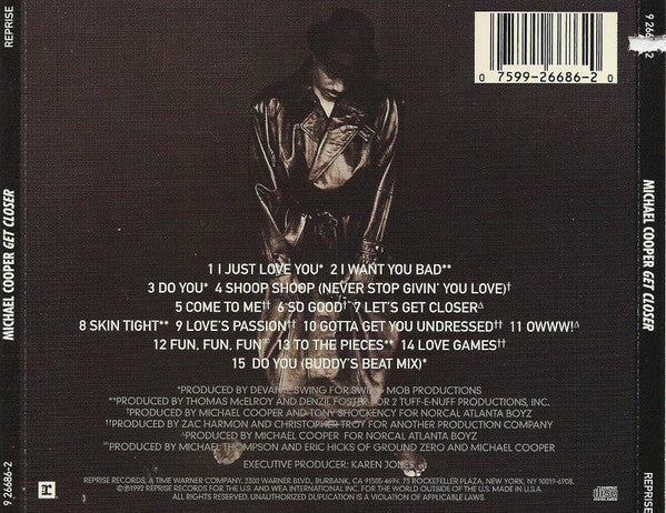 Michael Cooper : Get Closer (CD, Album)