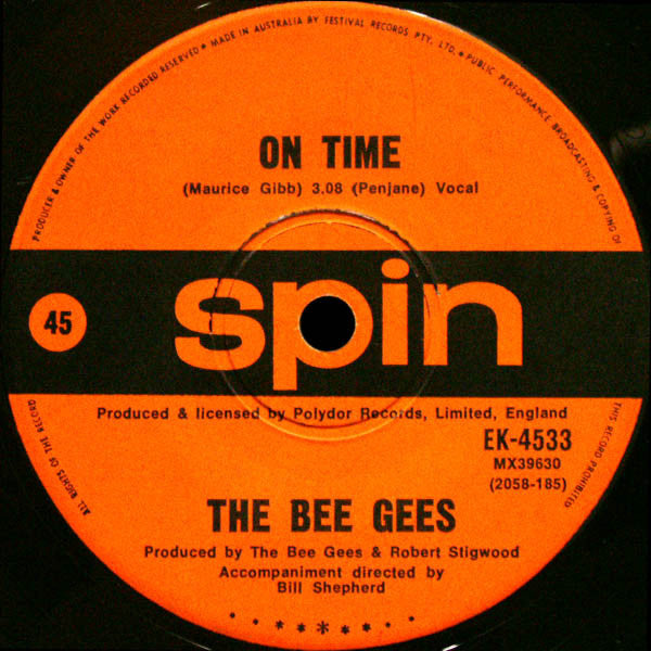Bee Gees : My World (7", Single)