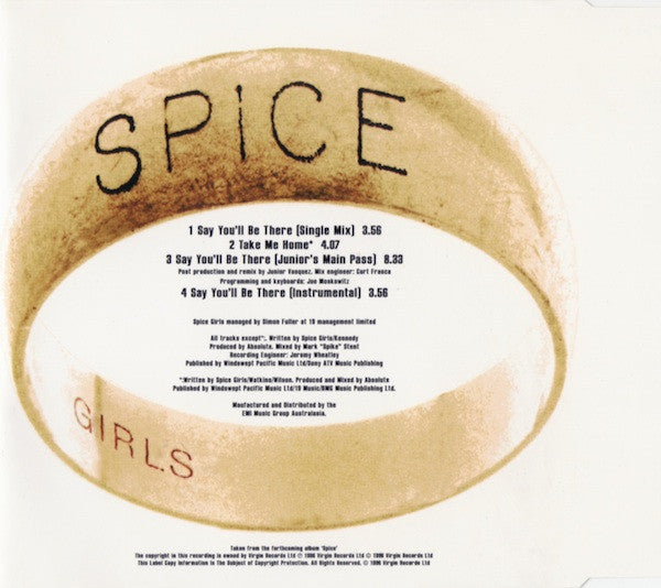 Spice Girls : Say You'll Be There (CD, Single)
