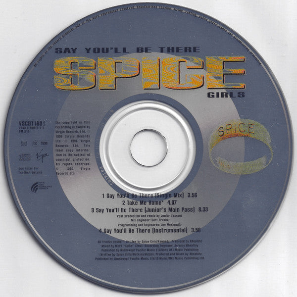 Spice Girls : Say You'll Be There (CD, Single)